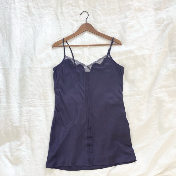 Calvin Klein Flirty Chemise Purple Slip Nighty - Picture 3 of 10